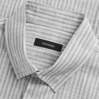 Matinique - Matinique - Trostol shirt ss | K/Æ Skjorte Dark Navy