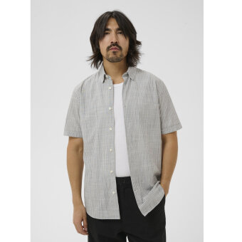Matinique - Matinique - Trostol shirt ss | K/Æ Skjorte Dark Navy