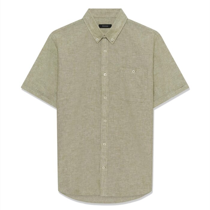 Matinique - Matinique - Trostol shirt hør | K/Æ Hørskjorte Capulet Olive
