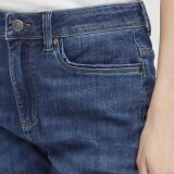 Pulz Jeans ( Dame )  - PULZ - PZKAYLA HW CAPRI | SHORTS 200005 MEDIUM BLUE DENIM