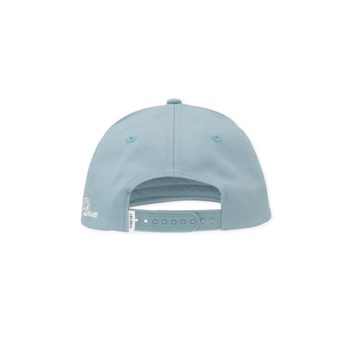 LES DEUX - Les Deux - Baseball cap suede | Kasket Faded denim Blue