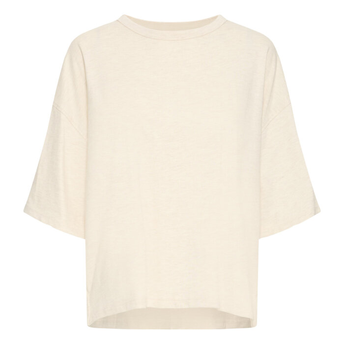 ICHI ( Dame ) - ICHI - IHPALMER EX LOOSE SS | T-SHIRT BIRCH MEL