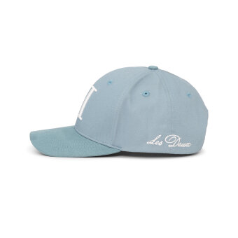 LES DEUX - Les Deux - Baseball cap suede | Kasket Faded denim Blue