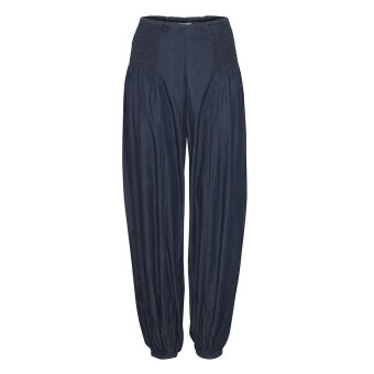 Pulz Jeans ( Dame )  - PULZ - PZJILL WIDE DENIM PANT | BUKSER DARK BLUE DENIM