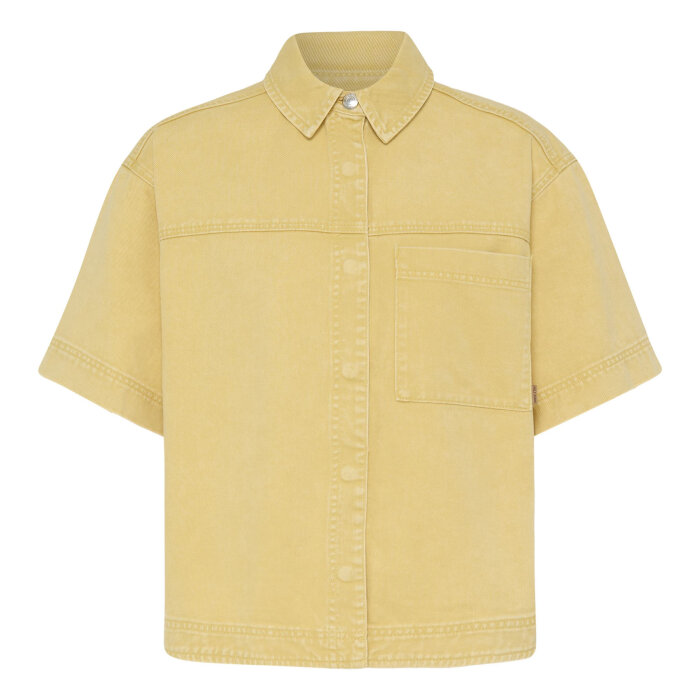 Pulz Jeans ( Dame )  - PULZ - PZCINDY SHIRT | SKJORTE SUNLIGHT