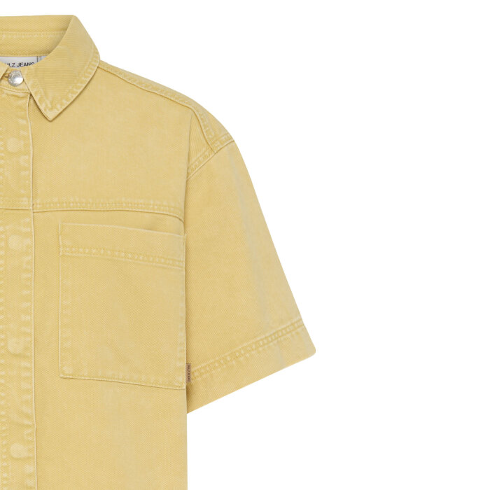 Pulz Jeans ( Dame )  - PULZ - PZCINDY SHIRT | SKJORTE SUNLIGHT