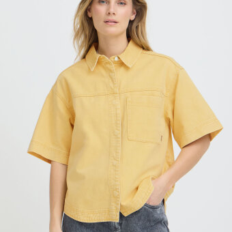 Pulz Jeans ( Dame )  - PULZ - PZCINDY SHIRT | SKJORTE SUNLIGHT