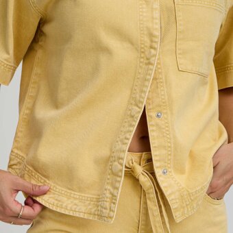 Pulz Jeans ( Dame )  - PULZ - PZCINDY SHIRT | SKJORTE SUNLIGHT