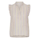 Pulz Jeans ( Dame )  - PULZ - PZCHARLOTTE TOP | SKJORTE CLOUD DANCER