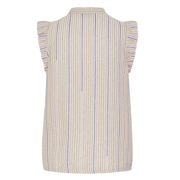 Pulz Jeans ( Dame )  - PULZ - PZCHARLOTTE TOP | SKJORTE CLOUD DANCER