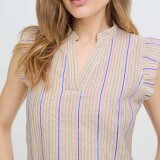 Pulz Jeans ( Dame )  - PULZ - PZCHARLOTTE TOP | SKJORTE CLOUD DANCER