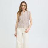 Pulz Jeans ( Dame )  - PULZ - PZCHARLOTTE TOP | SKJORTE CLOUD DANCER