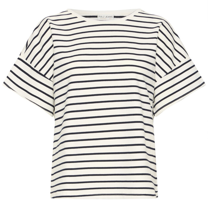 Pulz Jeans ( Dame )  - PULZ - PZCAMILLA | T-SHIRT BLACK