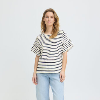 Pulz Jeans ( Dame )  - PULZ - PZCAMILLA | T-SHIRT BLACK