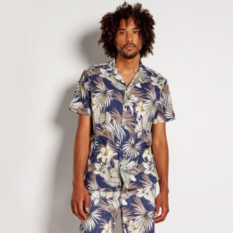Desoto - Desoto - 83733 917 | K/Æ Skjorte Grren Hawaiian Flower