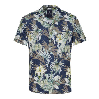 Desoto - Desoto - 83733 917 | K/Æ Skjorte Green Hawaiian Flower