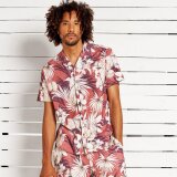 Desoto - Desoto - 83733 918 | K/Æ Skjorte Red Hawaiian Flower Desoto - Desoto - 83733 918 | K/Æ Skjorte Red Hawaiian Flower