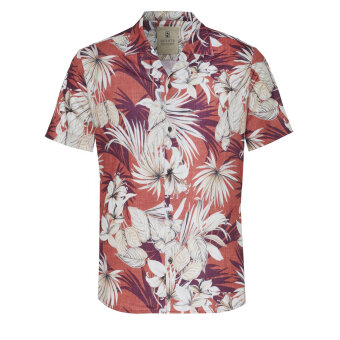 Desoto - Desoto - 83733 918 | K/Æ Skjorte Red Hawaiian Flower