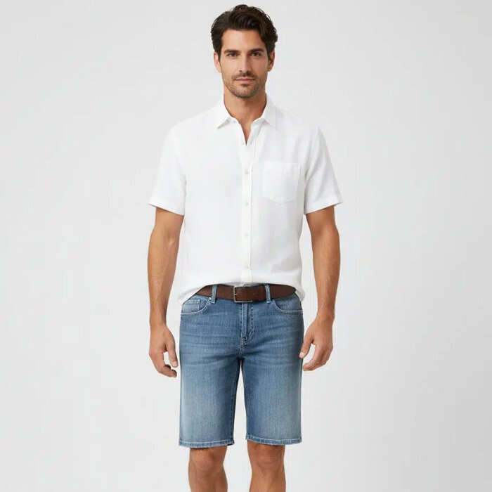 Alberto - Alberto - Pipe denim 1370 823 | Shorts Blue