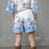Love&divine ( Dame ) - LOVE&DIVINE - LOVE970-13 | SHORTS BLUE/BROWN