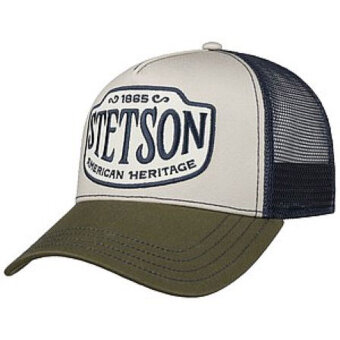 STETSON - Stetson - Trucker western patch | Kasket Olive Off White 