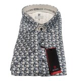 Desoto - Desoto - 71332 177 | K/Æ Jersey Skjorte Washed Denim Dots Desoto - Desoto - 71332 177 | K/Æ Jersey Skjorte Washed Denim Dots