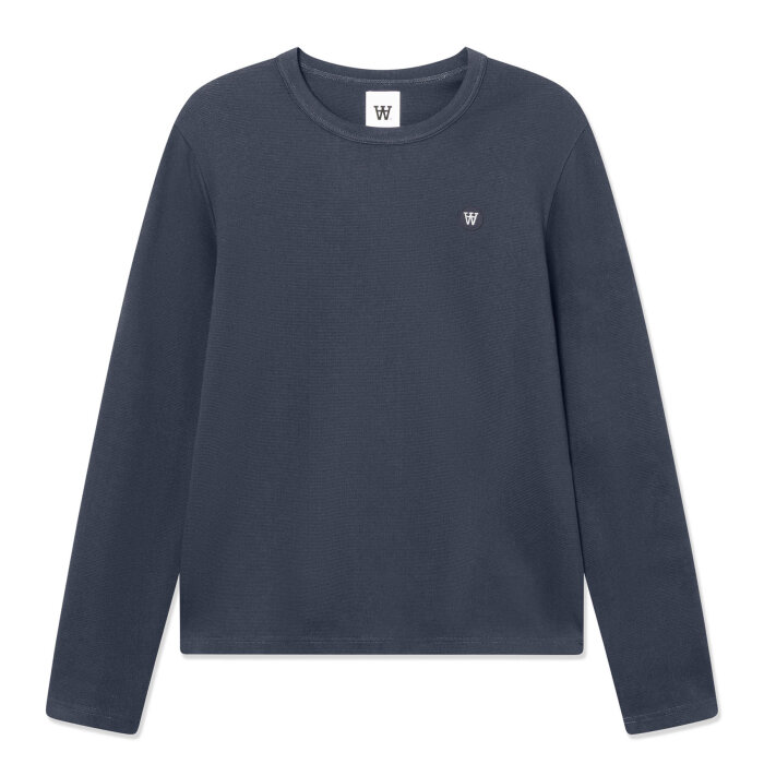 Double A by Wood Wood - Wood Wood - Ace LS tee | T-shirt Outer Space