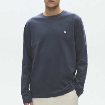 Double A by Wood Wood - Wood Wood - Ace LS tee | T-shirt Outer Space