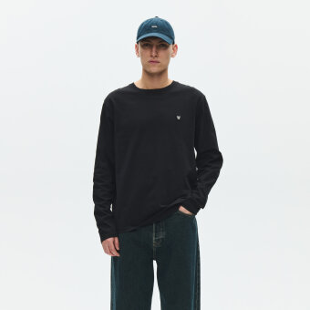 Double A by Wood Wood - Wood Wood - Ace LS tee | T-shirt Black Beauty