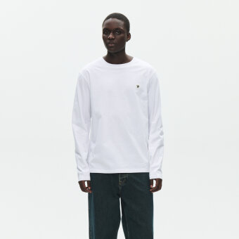 Double A by Wood Wood - Wood Wood - Ace LS tee | T-shirt Bright White