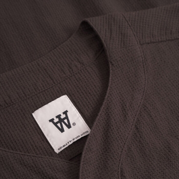 Double A by Wood Wood - Wood Wood - WWHardy shirt | K/Æ Skjorte Licorice 