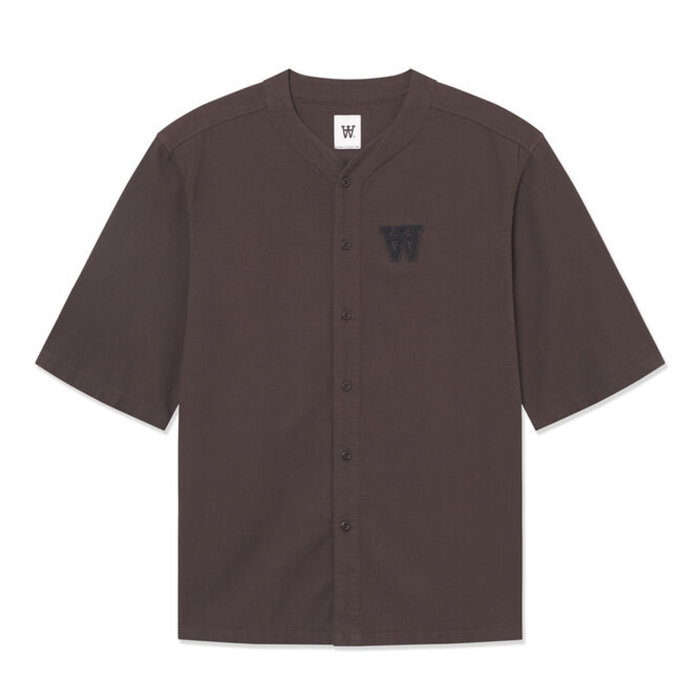 Double A by Wood Wood - Wood Wood - WWHardy shirt | K/Æ Skjorte Licorice 