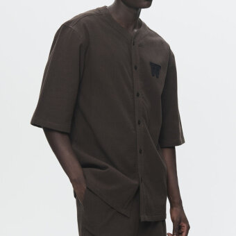 Double A by Wood Wood - Wood Wood - WWHardy shirt | K/Æ Skjorte Licorice 