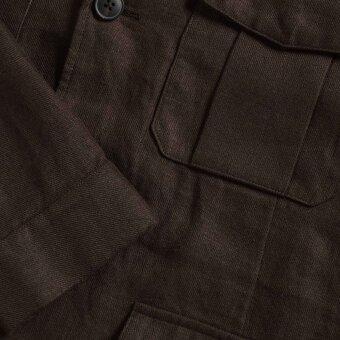 Matinique - Matinique - MaDrakes | Overshirt Choco Brown