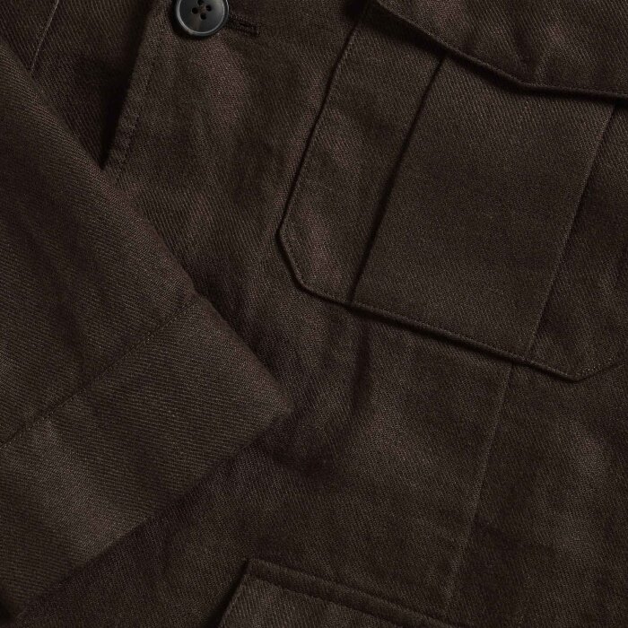 Matinique - Matinique - MaDrakes | Overshirt Choco Brown
