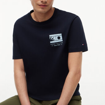 Tommy Hilfiger  - Tommy Hilfiger - Mono sun graphic tee | T-shirt Desert Sky