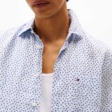 Tommy Hilfiger - Tommy Hilfiger - Linen sailing print shirt | K/Æ Skjorte Breezy Blue Tommy Hilfiger - Tommy Hilfiger - Linen sailing print shirt | K/Æ Skjorte Breezy Blue
