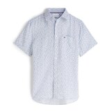 Tommy Hilfiger - Tommy Hilfiger - Linen sailing print shirt | K/Æ Skjorte Breezy Blue Tommy Hilfiger - Tommy Hilfiger - Linen sailing print shirt | K/Æ Skjorte Breezy Blue