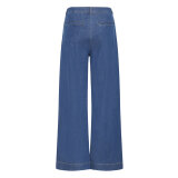 Pulz Jeans ( Dame ) - PULZ - PZBOBBIE PANT | BUKSER 200005 MEDIUM BLUE DENIM Pulz Jeans ( Dame ) - PULZ - PZBOBBIE PANT | BUKSER 200005 MEDIUM BLUE DENIM