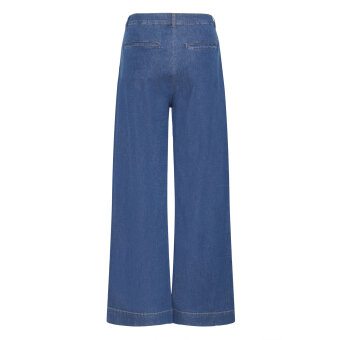 Pulz Jeans ( Dame )  - PULZ - PZBOBBIE PANT | BUKSER 200005 MEDIUM BLUE DENIM