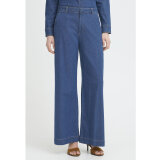 Pulz Jeans ( Dame ) - PULZ - PZBOBBIE PANT | BUKSER 200005 MEDIUM BLUE DENIM Pulz Jeans ( Dame ) - PULZ - PZBOBBIE PANT | BUKSER 200005 MEDIUM BLUE DENIM