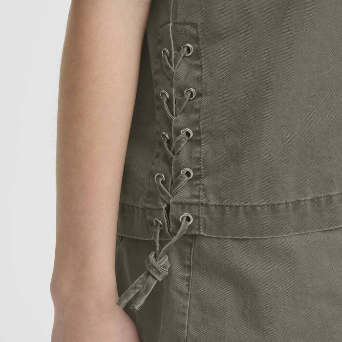 Pulz Jeans ( Dame )  - PULZ - PZCAMMA SHIRT | SKJORTE AGAVE GREEN