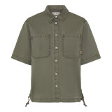Pulz Jeans ( Dame )  - PULZ - PZCAMMA SHIRT | SKJORTE AGAVE GREEN