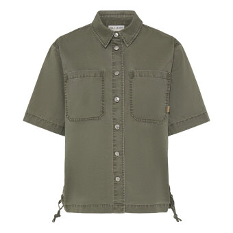 Pulz Jeans ( Dame )  - PULZ - PZCAMMA SHIRT | SKJORTE AGAVE GREEN