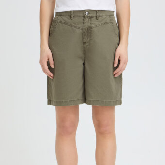 Pulz Jeans ( Dame )  - PULZ - PZCAMMA | SHORTS AGAVE GREEN