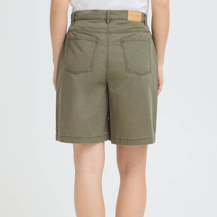 Pulz Jeans ( Dame )  - PULZ - PZCAMMA | SHORTS AGAVE GREEN