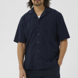 Matinique - Matinique - Klampo shirt ss | K/Æ Skjorte Dark Navy Matinique - Matinique - Klampo shirt ss | K/Æ Skjorte Dark Navy
