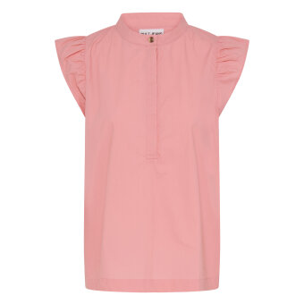 Pulz Jeans ( Dame )  - PULZ - PZCLEO SS BLOUSE | SKJORTE MUREX SHELL