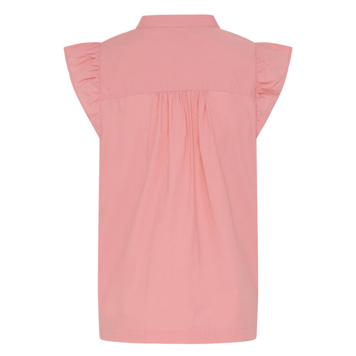 Pulz Jeans ( Dame )  - PULZ - PZCLEO SS BLOUSE | SKJORTE MUREX SHELL