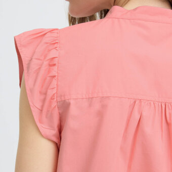Pulz Jeans ( Dame )  - PULZ - PZCLEO SS BLOUSE | SKJORTE MUREX SHELL